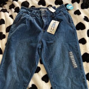 Dark blue jeans